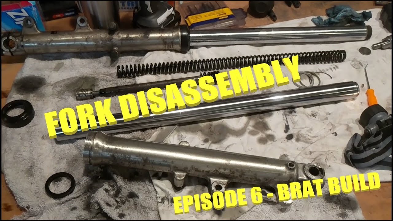 Yamaha XS1100 Fork Disassembly - Brat Build - Episode 6