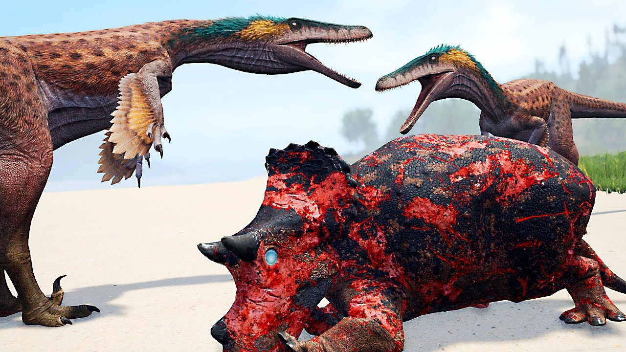Austroraptors Caçadores de Shantungosaurus! Ninho? T-Rex? Puerta? Podem vir | The Isle | (PT/BR)