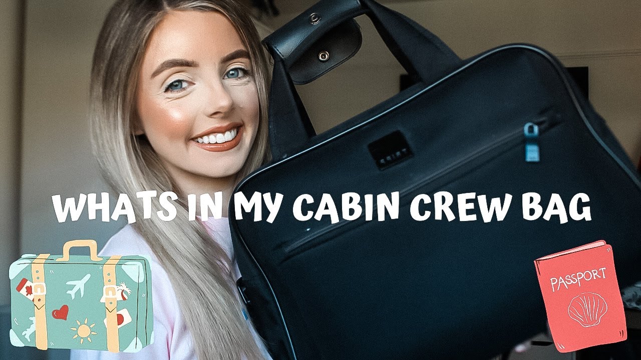 WHATS IN MY CABIN CREW BAG/LIFE UPDATE ♡