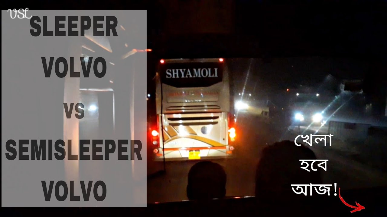 🔥😎 Volvo Bus EXTREME Race || Kolkata to Siliguri Shyamoli Volvo Bus Journey