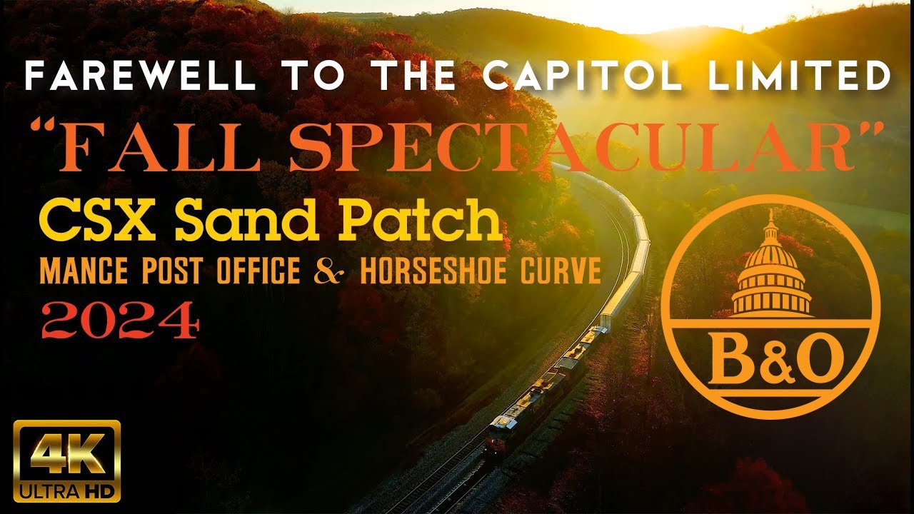 CSX Mance Fall Spectacular 2024 - Farewell to the Amtrak Capitol Limited