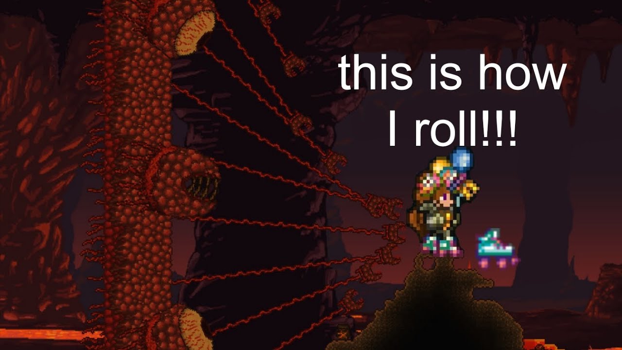 Terraria 1.4.5 - roller skates are cool