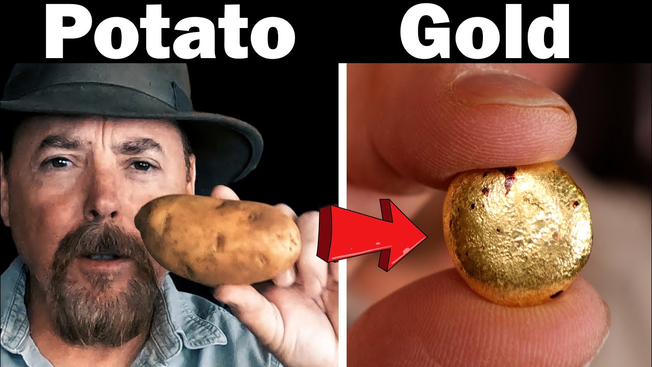 Smelt Placer Gold with Potato & Mercury | Secret Trick!