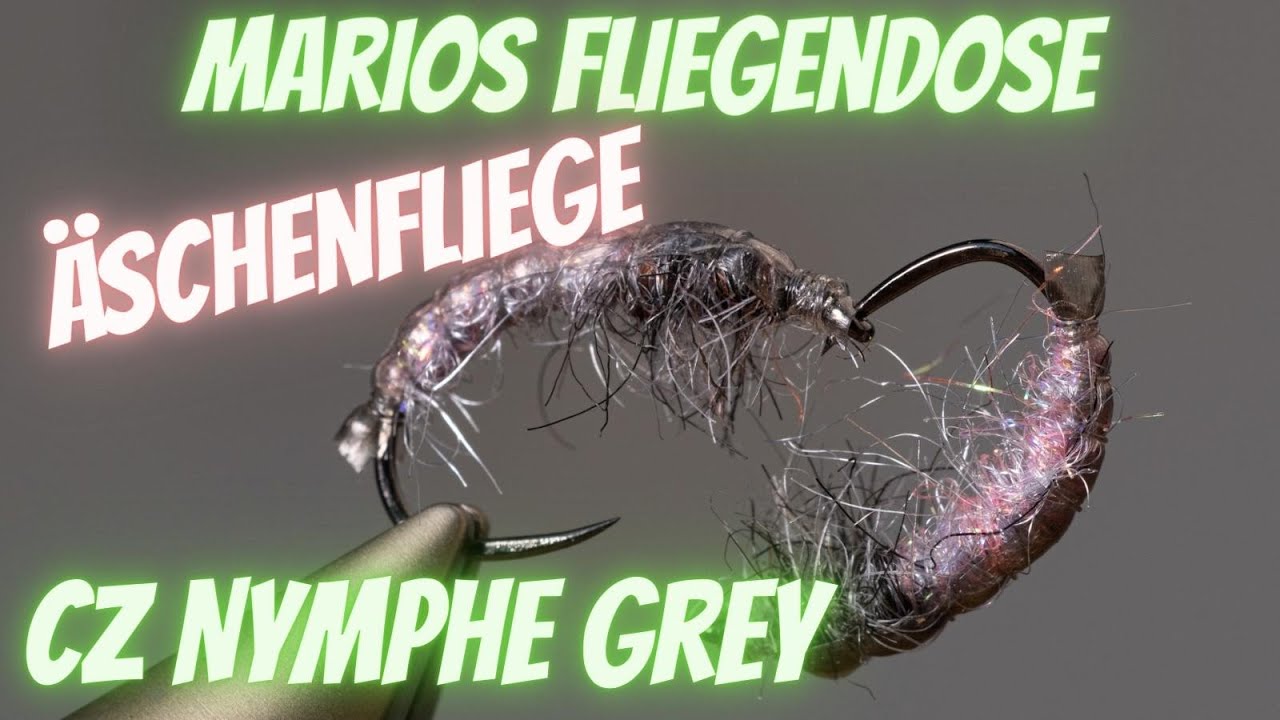 CZ Nymph Sparkle Grey - Marios Fliegendose