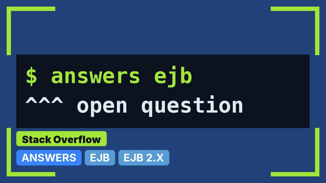 Develop a simple Java EJB 2.0 project with websphere 8.5 and Eclipse Luna