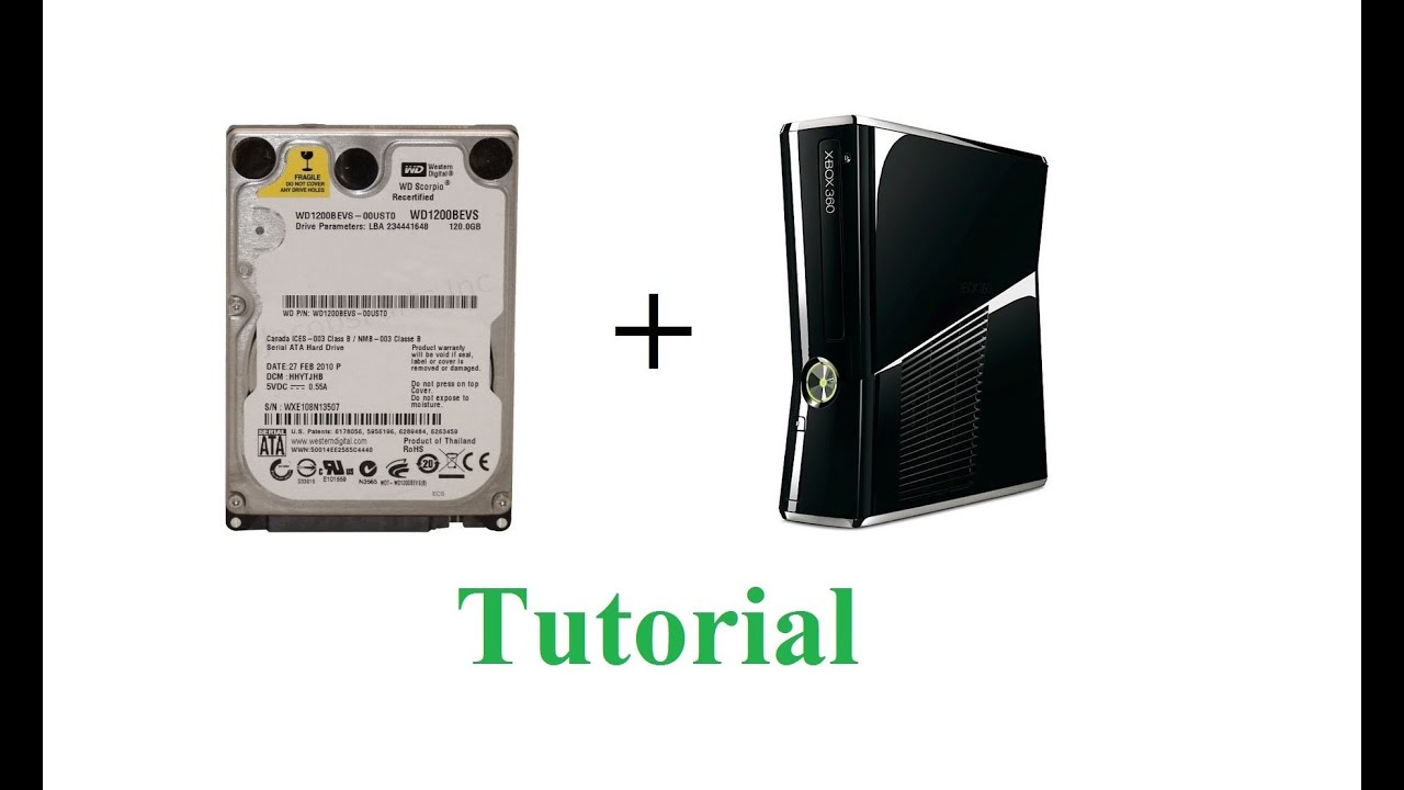 How to use a laptop hard drive in an XBOX 360 slim using HDD HACKR v1.30