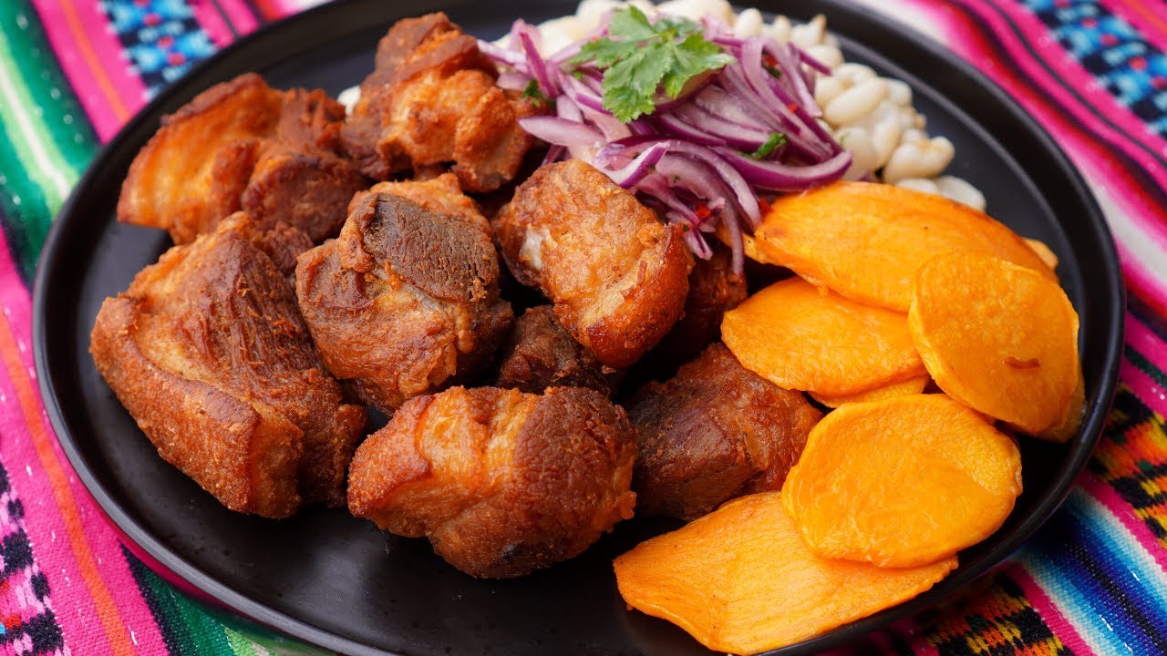 ¡Haz un CHICHARRON DE CHANCHO PERUANO Crocante y Jugoso!