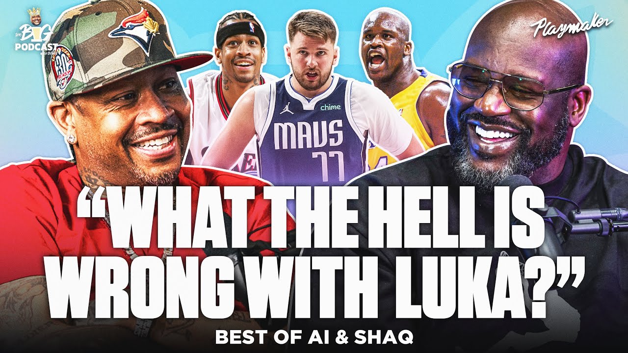 Shaq & Allen Iverson Reveal Their BEST Starting 5, Talk Luka's Greatness & AI Playing In Today’s NBA