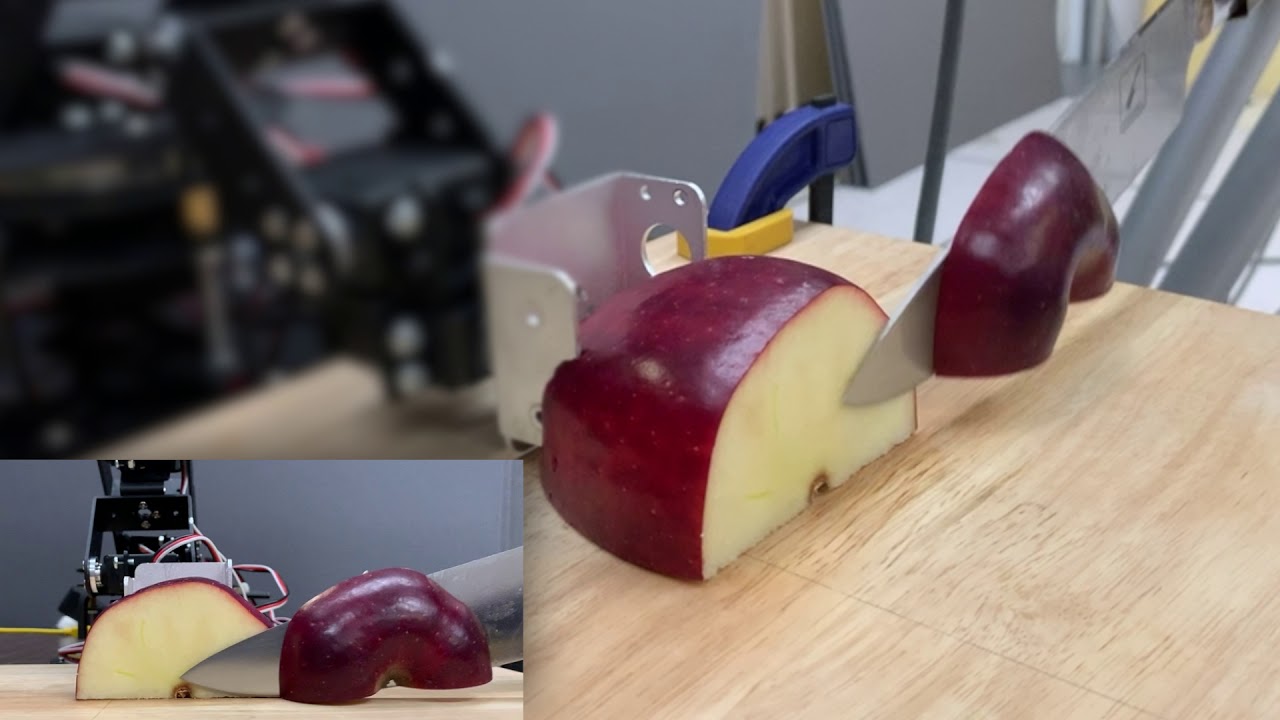 Robotic Cutting: Mechanics and Control of Knife Motion