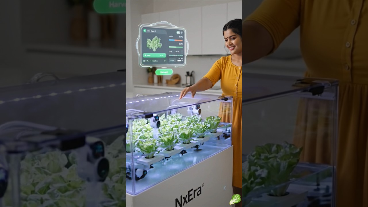 AI Farm Grows Perfect Butter Lettuce in Your Kitchen 🤖 