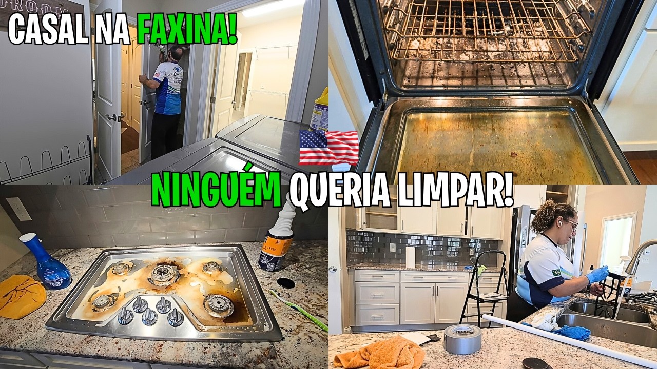 EMPRESA DE LIMPEZA NOS EUA | LIMPEZA PESADA EM CASAL | VIDA NOS EUA