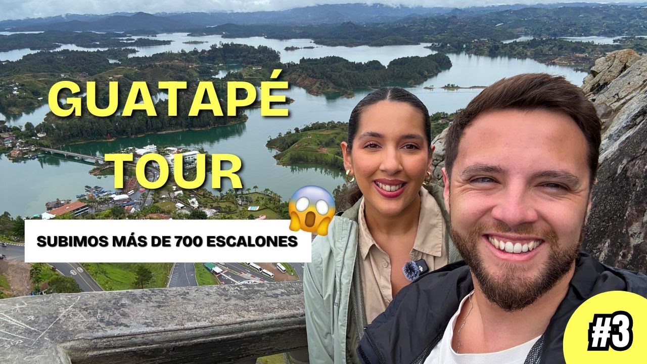 Guatapé Medellín | Piedra del Peñol, Pueblo Inundado y Tour completo | Capítulo 3 ruta por Colombia