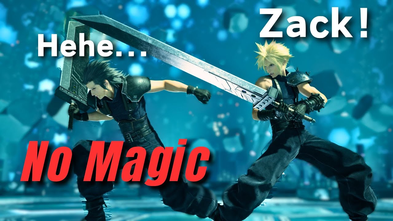 FFVII Rebirth - Cloud & Zack, Bonds of Friendship (No Magic, Stylish Combo)