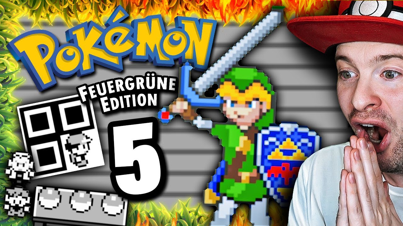 POKÉMON FEUERGRÜN 🤣 #5: Zeitreise durch Pokémon Blau, Tetris & The Legend of Zelda