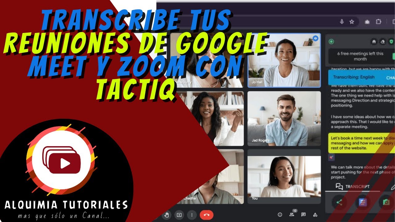 Transcribir audio a texto - Cómo Instalar Tactiq: Guía Paso a Paso para Transcripciones Perfectas