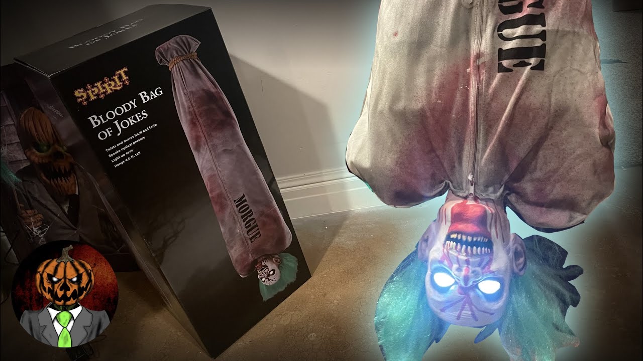 Bloody Bag of Jokes UNBOXING/SETUP & OVERVIEW - Spirit Halloween 2021 Animatronic 🤡