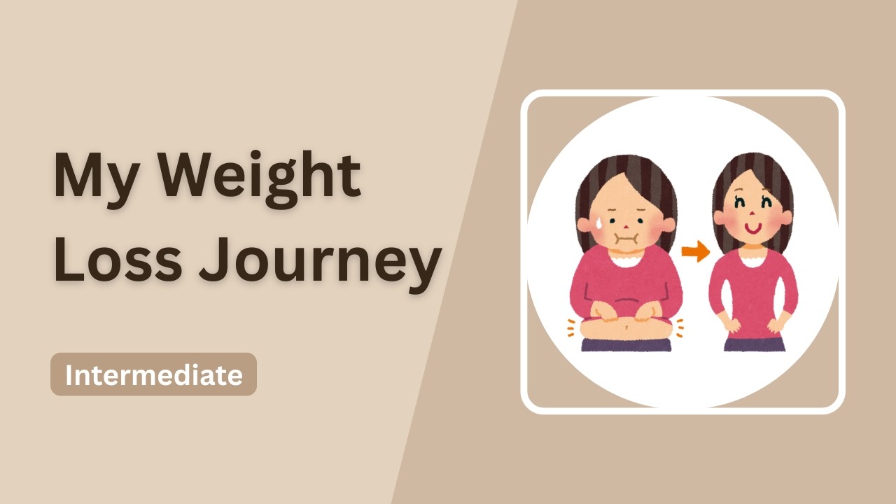 My Weight Loss Journey - Lebanese Comprehensible Arabic