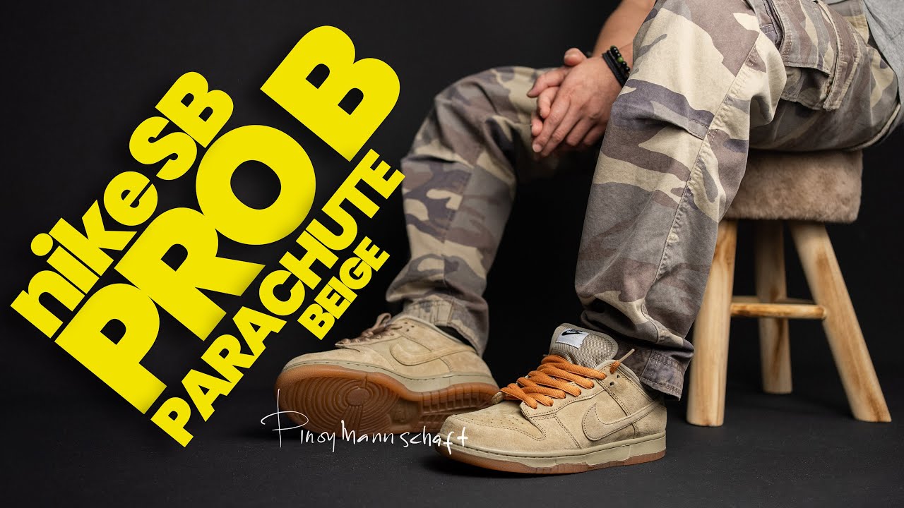 Nike SB Dunk Low Pro B Parachute Beige 2025 | On Feet | Lace Swap Review.