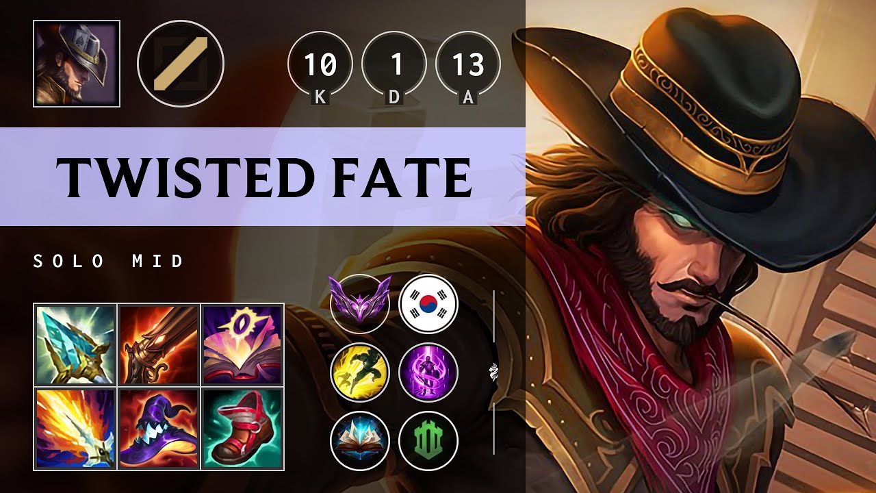 Twisted Fate Mid vs Zed: Unstoppable - KR Master Patch 14.20