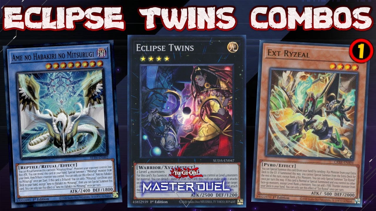 BROKEN ECLIPSE TWINS Mitsurugi Ryzeal Combos! DRAW 3!
