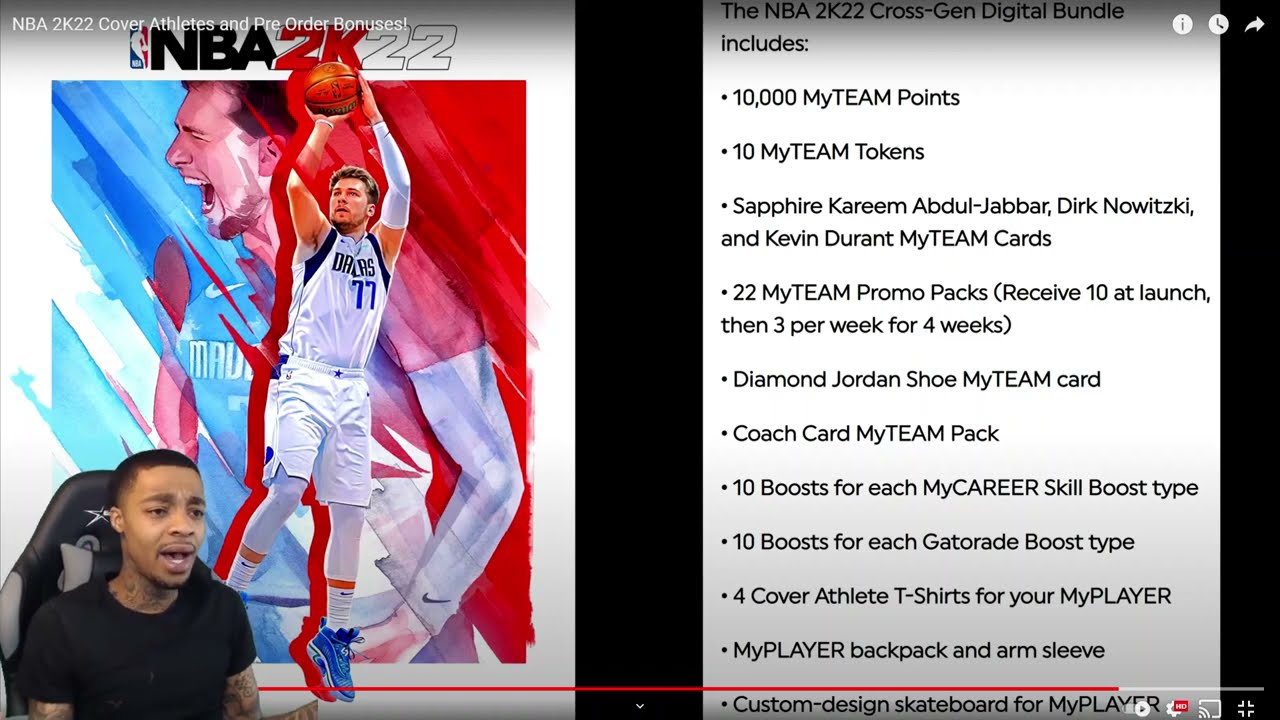 FlightReacts Official NBA 2K22 Cover Athletes and Pre Order Bonuses!
