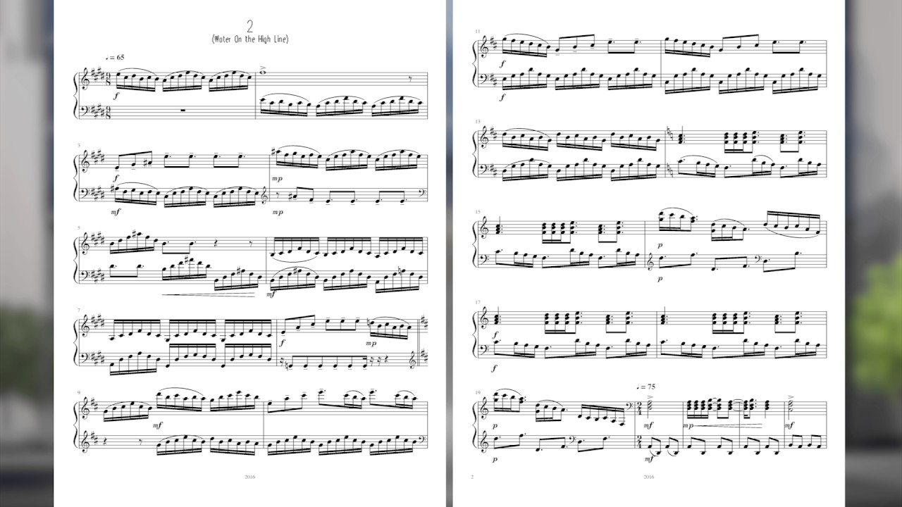 21st Century Piano Music: 3 Pieces of New York - by Aaron Goold - Performed by Ashley Hoe