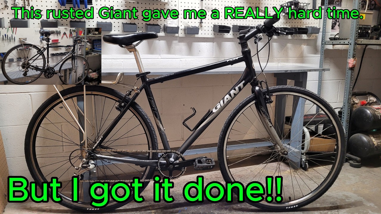 Восстановление заброшенного гигантского бензопилы FCR — ржавые детали, которые никак не хотели сд...