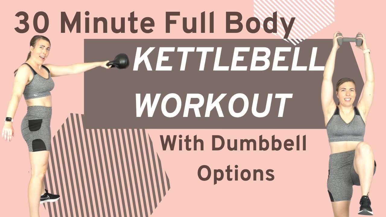 30 MIN FULL BODY KETTLEBELL WORKOUT | 10lb Kettlebell Burn With Dumbbell Options | Let's Get Strong!