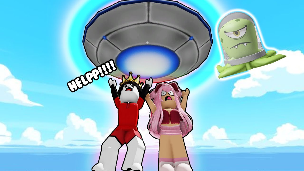 Dinukot kami ni CRUSH ng ALIEN 😆 || Roblox Tagalog