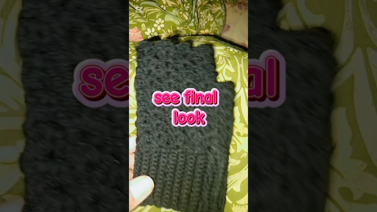crochet gloves 