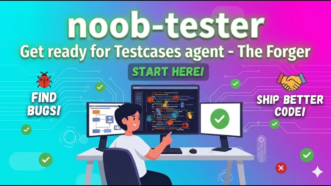Testcases agent : The Forger - Ai-Powered QA Testing workflow