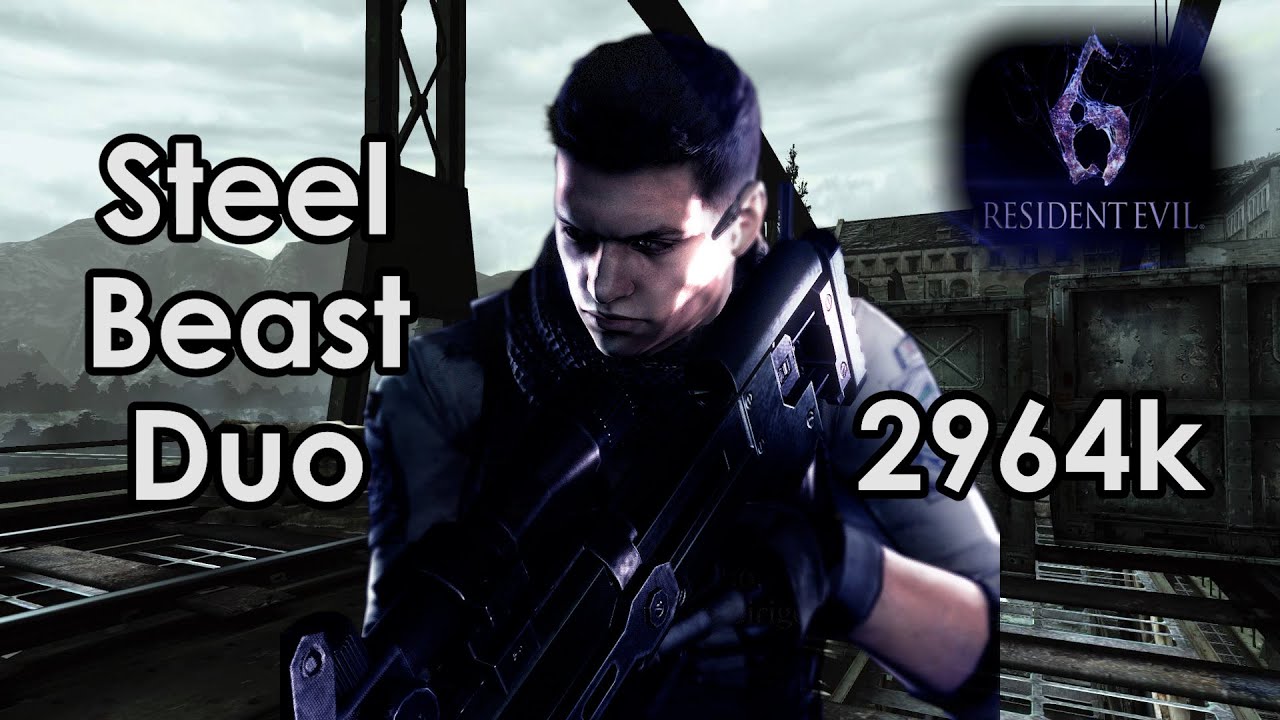 RESIDENT EVIL 6 (PS4) The Mercenaries No Mercy Duo | Steel Beast | Piers DEF | 2964k