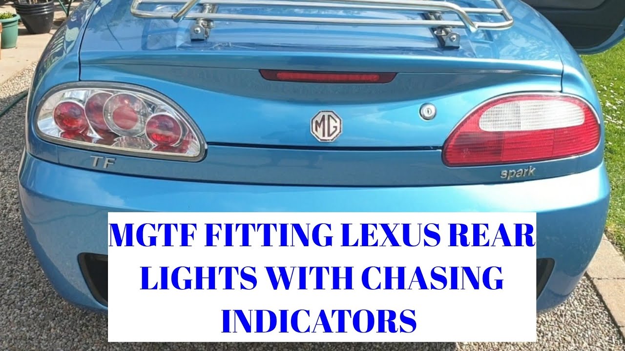 MGTF LEXUS REARLIGHTS WITH LED CHASING INDICATORS