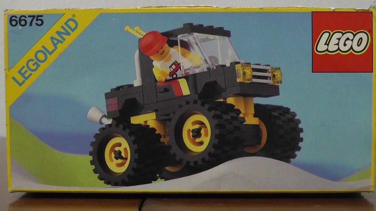 LEGO Legoland 6675 Road & Trail 4 x 4 1988