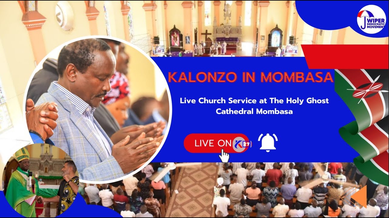 Live: Stephen Kalonzo Musyoka at the Holy Ghost Cathedral Mombasa