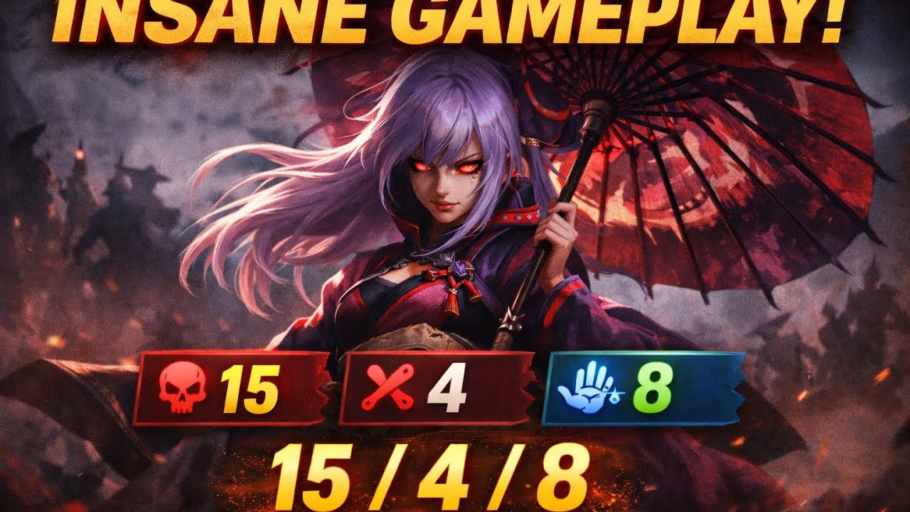 KAGURA MOBİL LEGENDS💀 Tek Başına Oyunu Taşıdım! Rakipler Kaçacak Delik Aradı!