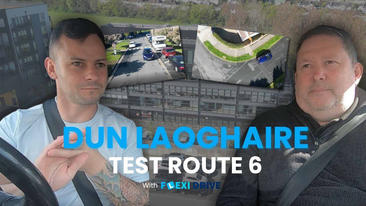 Dun Laoghaire Driving Test Route 6-NEW 2025