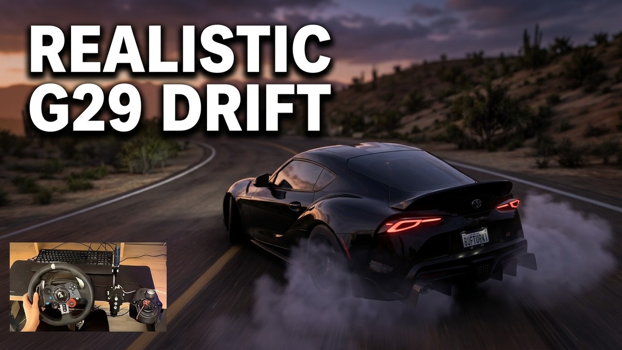 TOYOTA SUPRA GR MK5 / FORZA HORİZON 5 / LOGİTECH G29 / STEERİNG WHEEL / GAMEPLAY