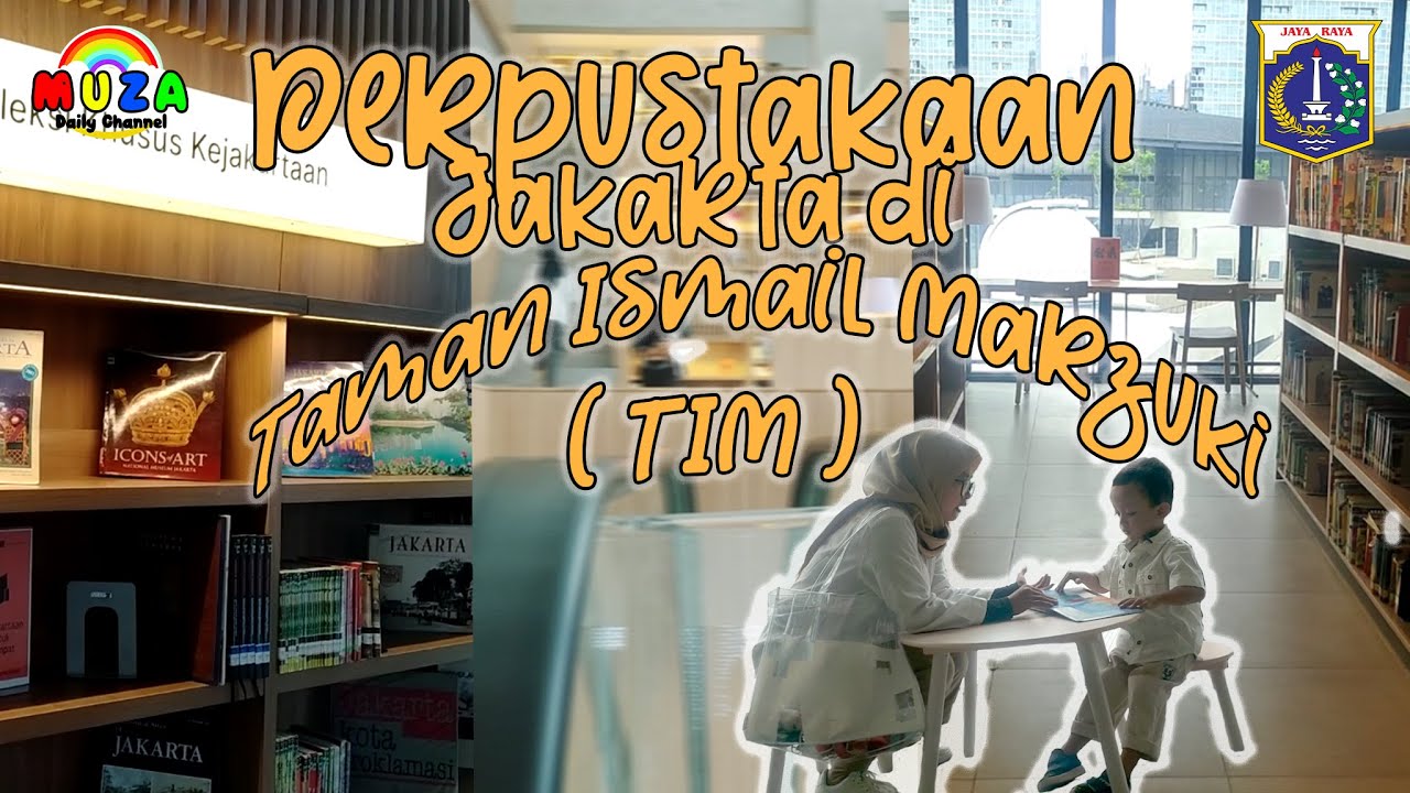 Aku belajar di PERPUSTAKAAN JAKARTA TAMAN ISMAIL MARZUKI (TIM)