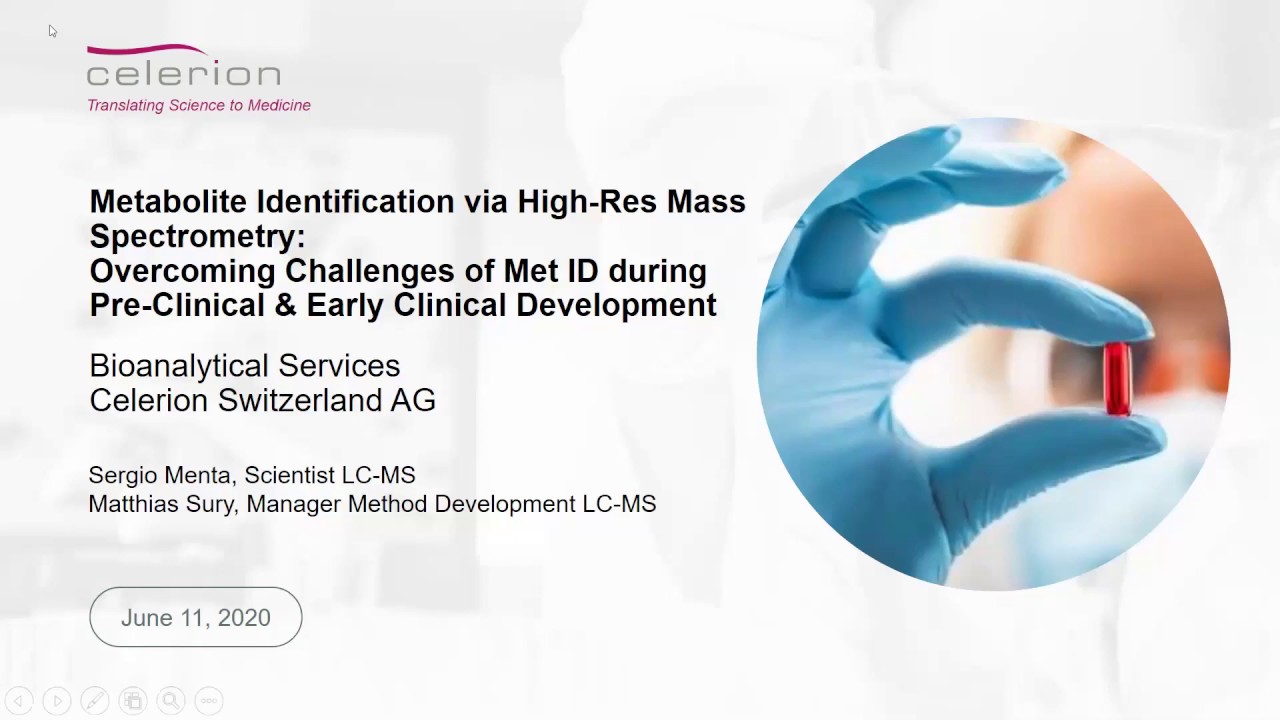 Metabolite Identification via High Resolution Mass Spectrometry