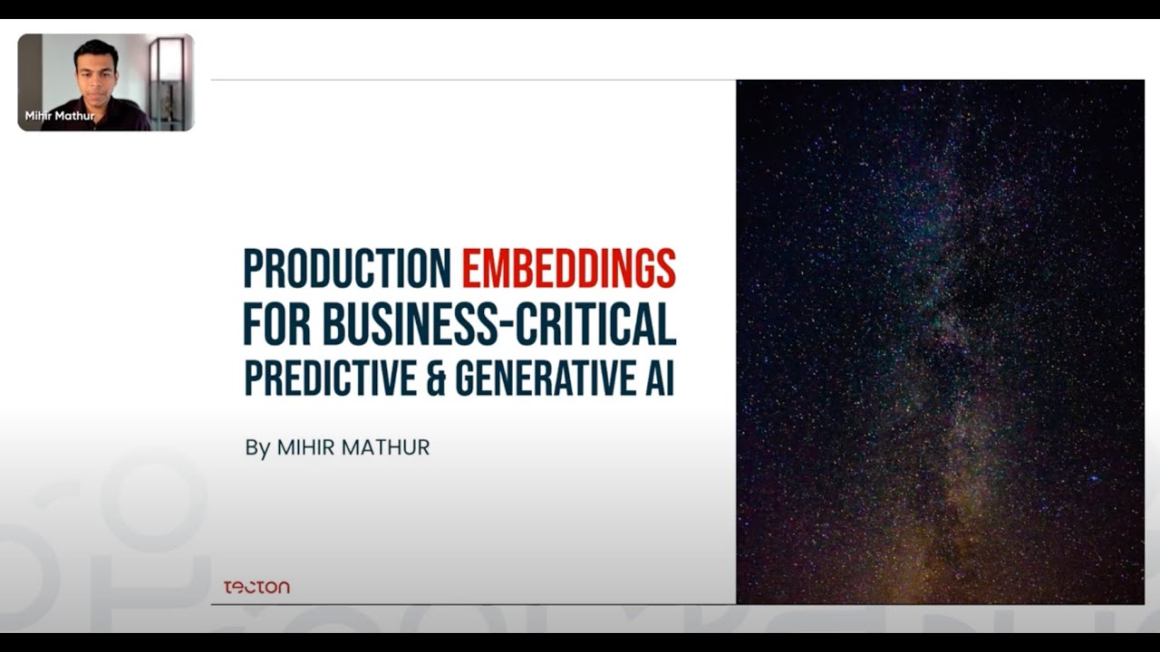 Production Embeddings for Business Critical Predictive & Generative AI