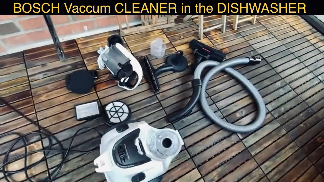 Пылесос Bosch без мешка для сбора пыли в посудомоечной машине — 100% без микробов!