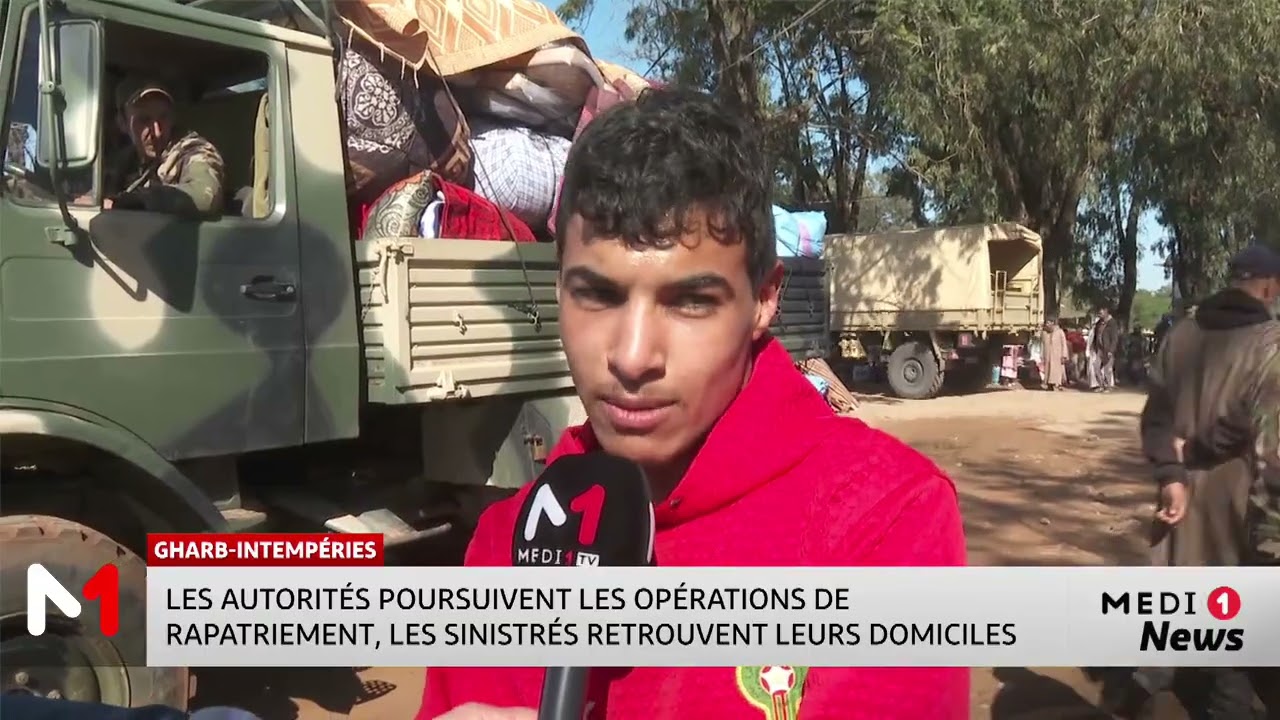 Gharb-intempéries : les sinistrés poursuivent les opérations de rapatriement