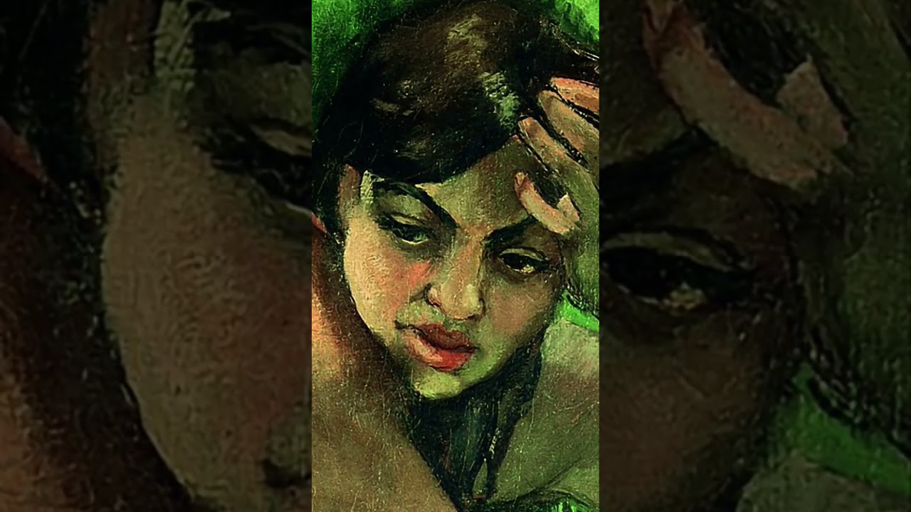 "Hungarian Gypsy byAmrita Sher Gill"🧡💖🥰 