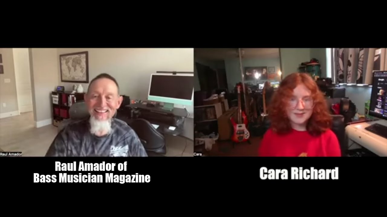 BassMusicianMagazine.com interview with Cara Richard by Raul Amador