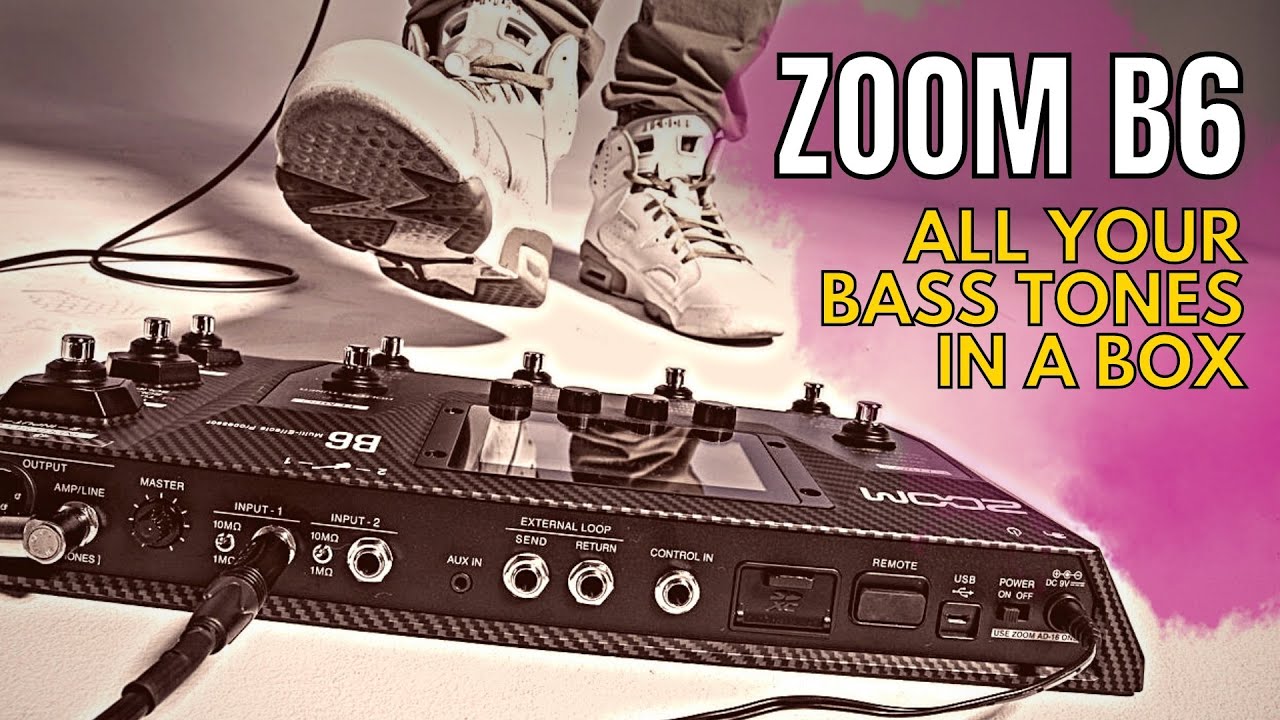 ZOOM B6, la pedaliera per bassisti con amplificatori, effetti e IR in azione! - Video Test