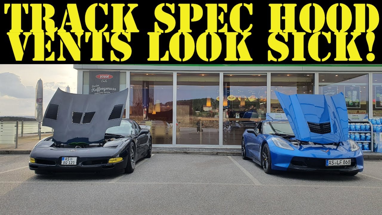 Geting the C5 out of storage and installing trackspec motorsports hood  vents!