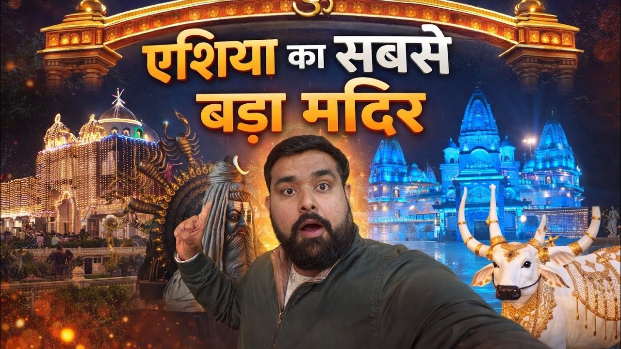 humare dabra mein bana Asia ka subse bada mandir 😱| kya aapane dekha hai aisa nazaara 😱 ? #vlog 