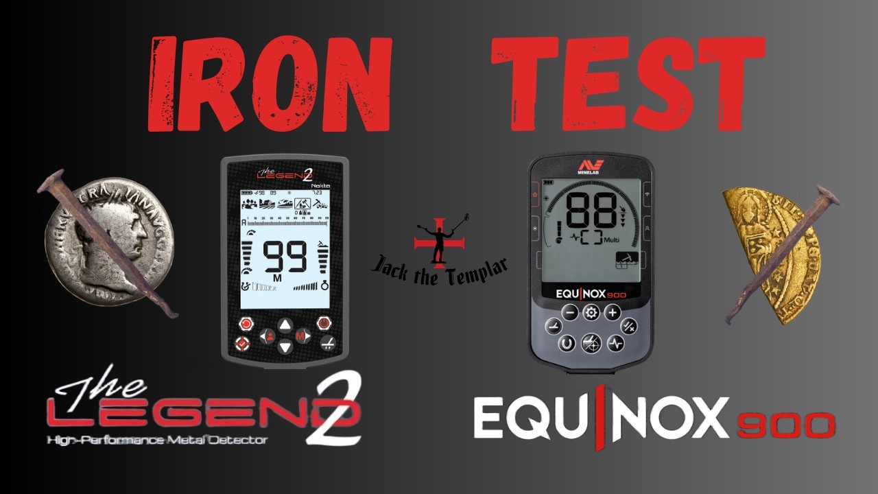 Nokta Legend 2 vs Minelab Equinox 900 - IRON TEST