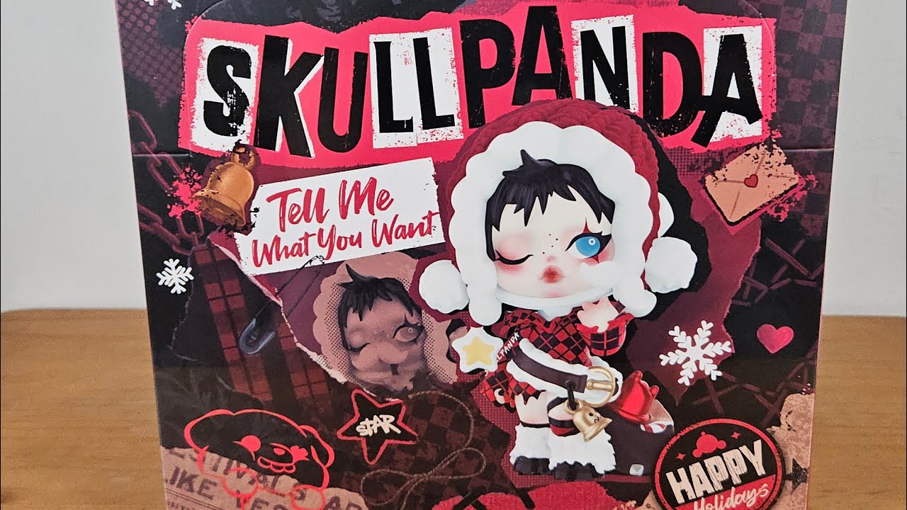 Распаковка полного кейса PopMart Skullpanda — Tell Me What You Want